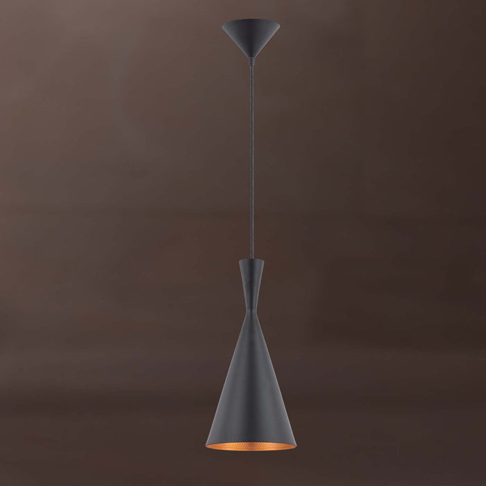 Eurofase 20437-015 One Light Pendant, Black