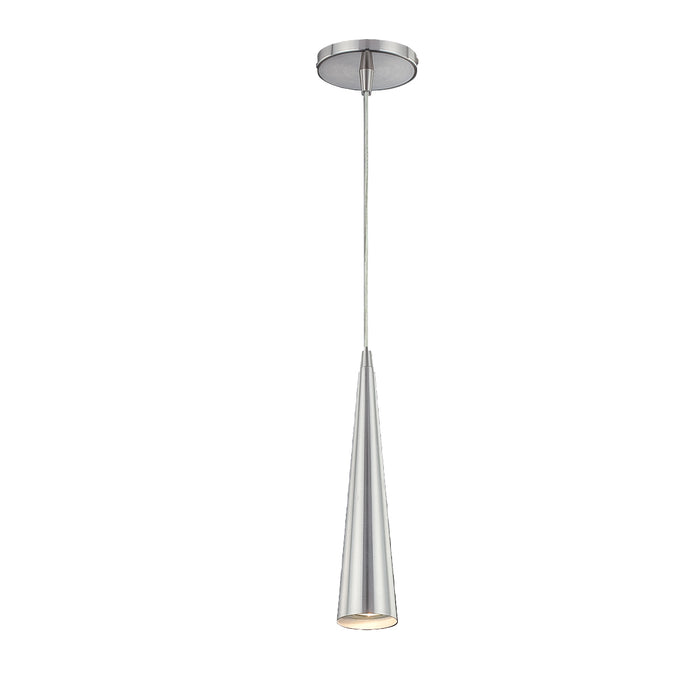 Eurofase 20444-020 One Light Pendant, Polished Nickel