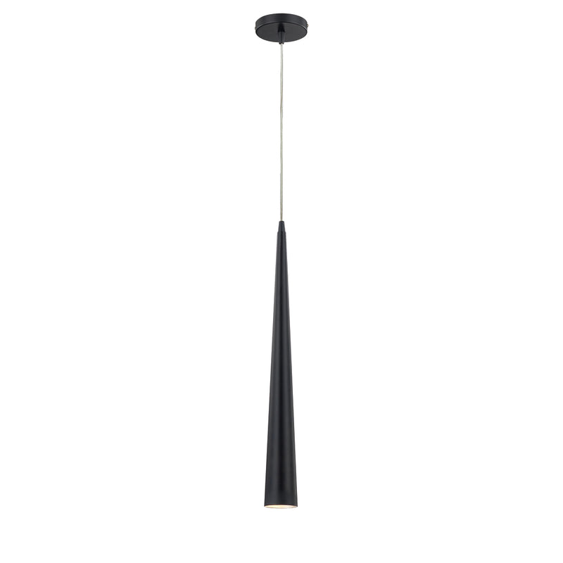 Eurofase 20445-034 One Light Pendant, Black