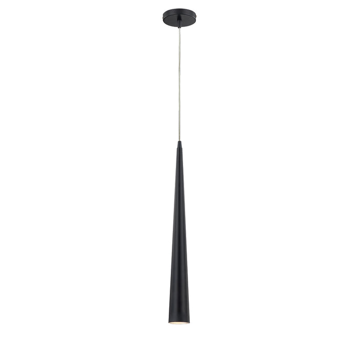 Eurofase 20445-034 One Light Pendant, Black
