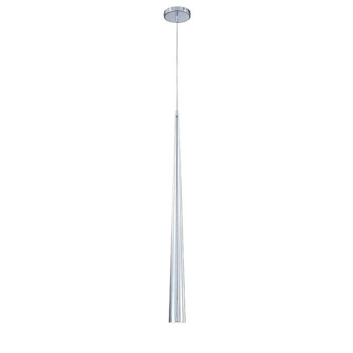 Eurofase 20446-017 One Light Pendant, Chrome