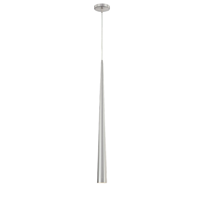 Eurofase 20446-024 One Light Pendant, Polished Nickel