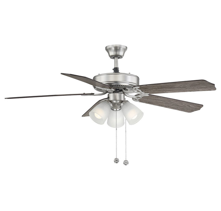 Meridian M2021BNRV 52" Ceiling Fan, Brushed Nickel