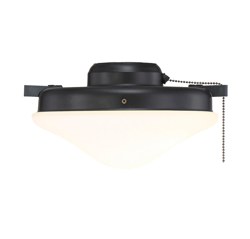 Meridian M2027MBK Two Light Fan Light Kit, Matte Black