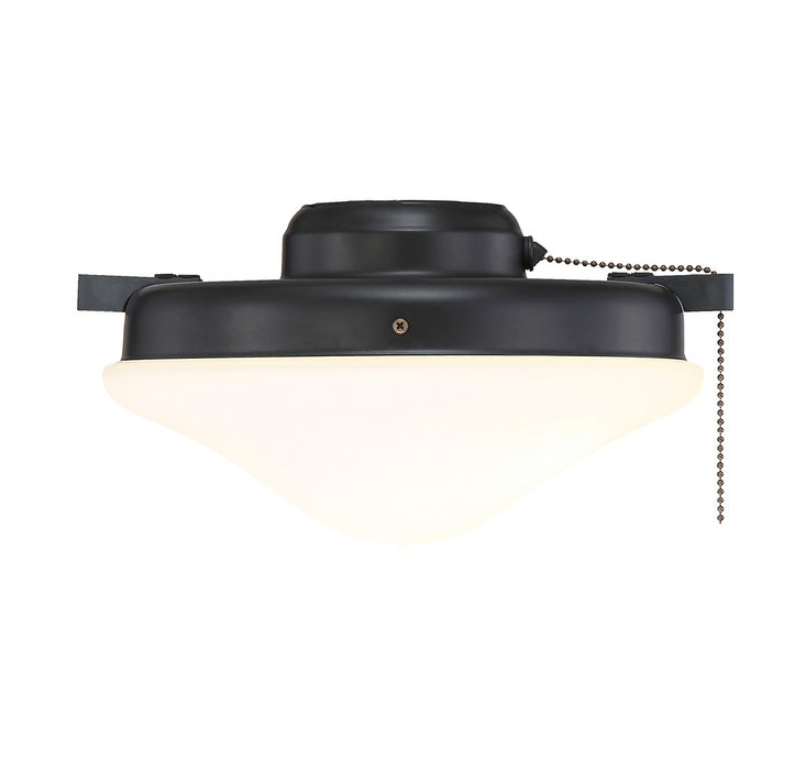 Meridian M2027MBK Two Light Fan Light Kit, Matte Black