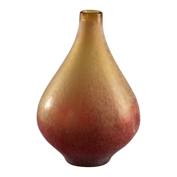 Cyan 01668 Vase, Yellow And Orange