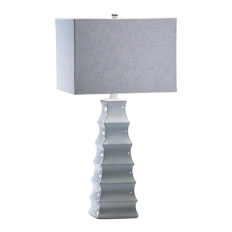Cyan 01721 One Light Table Lamp, White