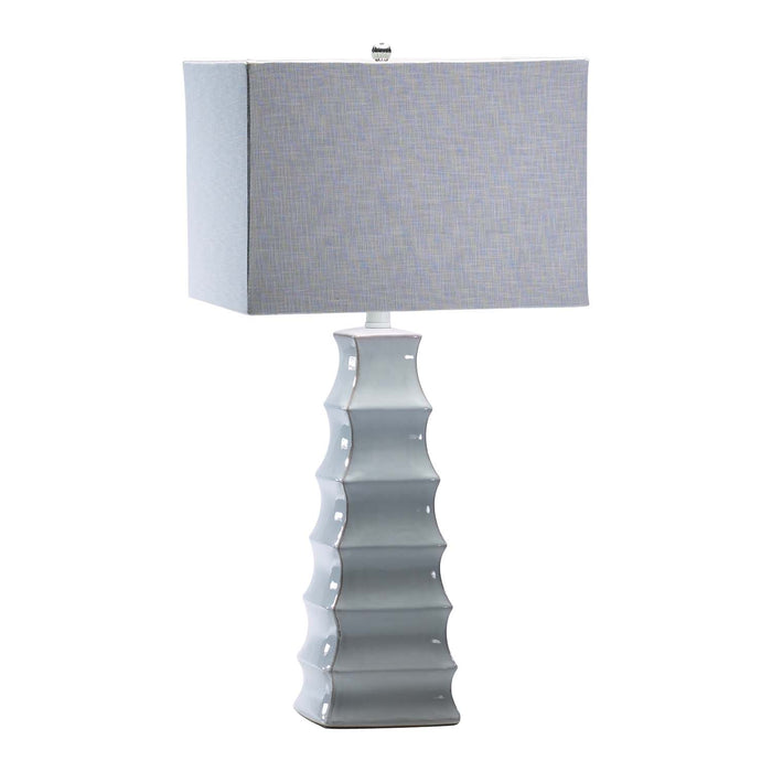 Cyan 01721 One Light Table Lamp, White
