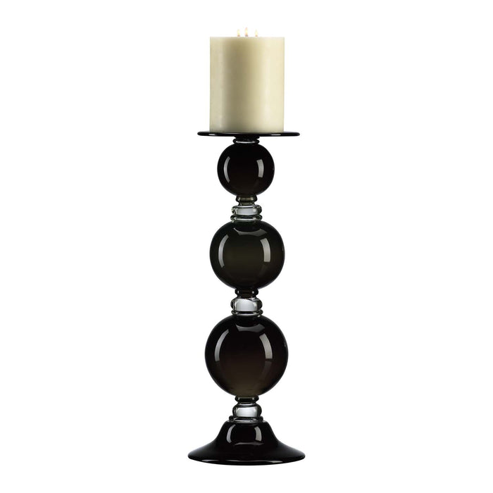 Cyan 02180 Candelabra, Black And Clear