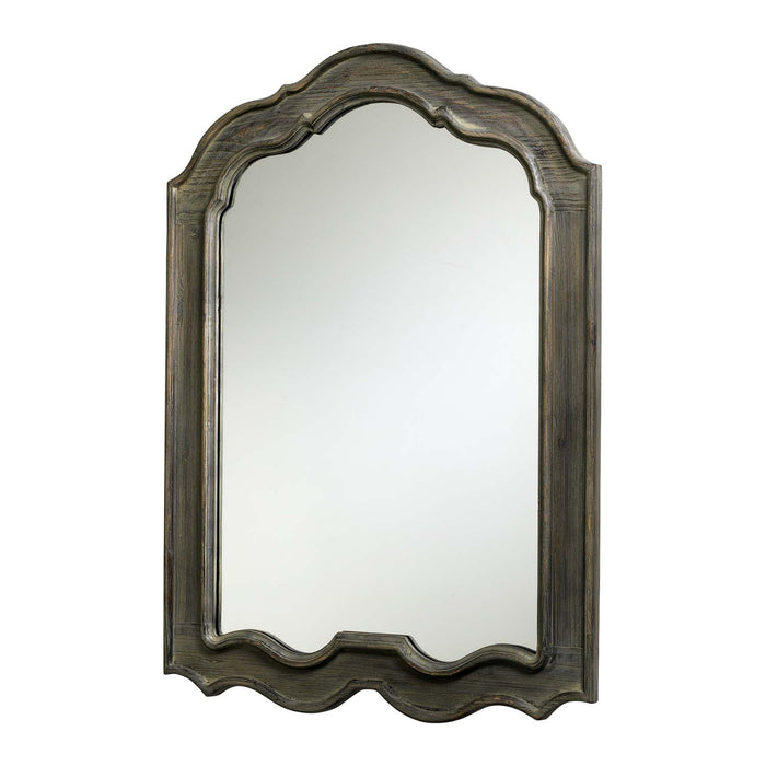 Cyan 02478 Mirror, Distressed Gray