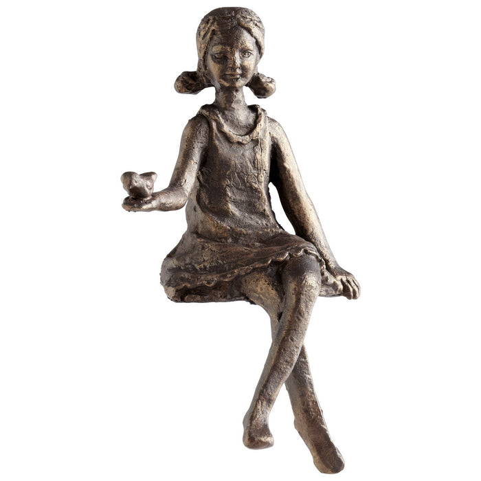 Cyan 03042 Sculpture, Oiled Bronze