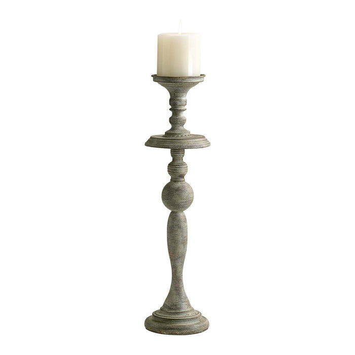 Cyan 04294 Candelabra, Distressed Antiqued White