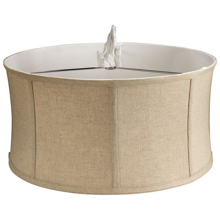 Cyan 04438 One Light Table Lamp, White