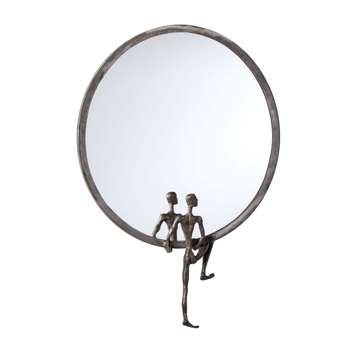 Cyan 04446 Mirror, Raw Steel