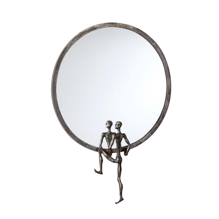 Cyan 04447 Mirror, Raw Steel