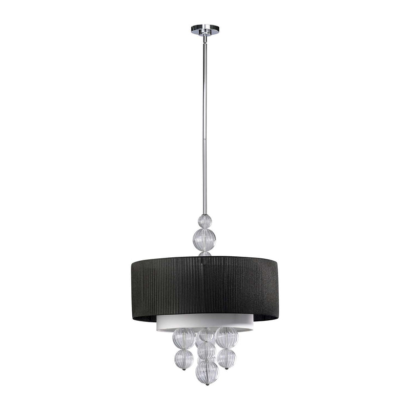 Cyan 04626 Four Light Pendant, Chrome
