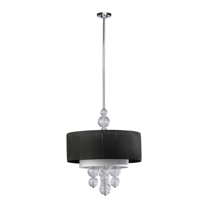 Cyan 04626 Four Light Pendant, Chrome