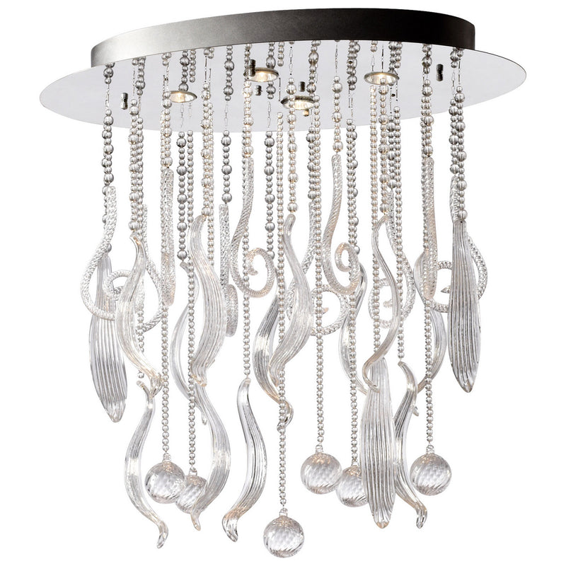 Cyan 04668 Four Light Pendant, Chrome