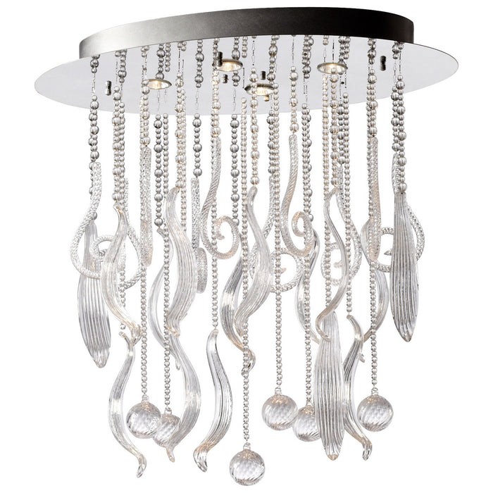 Cyan 04668 Four Light Pendant, Chrome