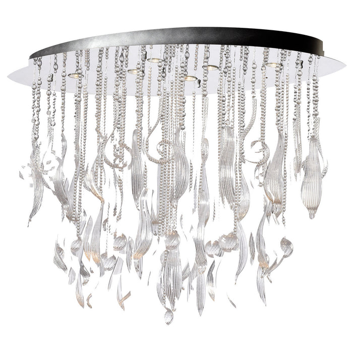 Cyan 04669 Six Light Pendant, Chrome