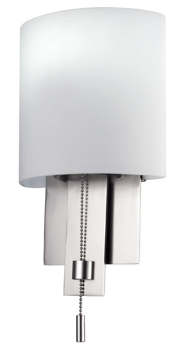 Kalco 4650SN One Light Wall Sconce, Satin Nickel