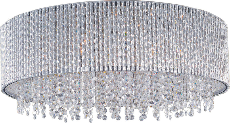 ET2 E23132-10PC LED Flush Mount, Polished Chrome