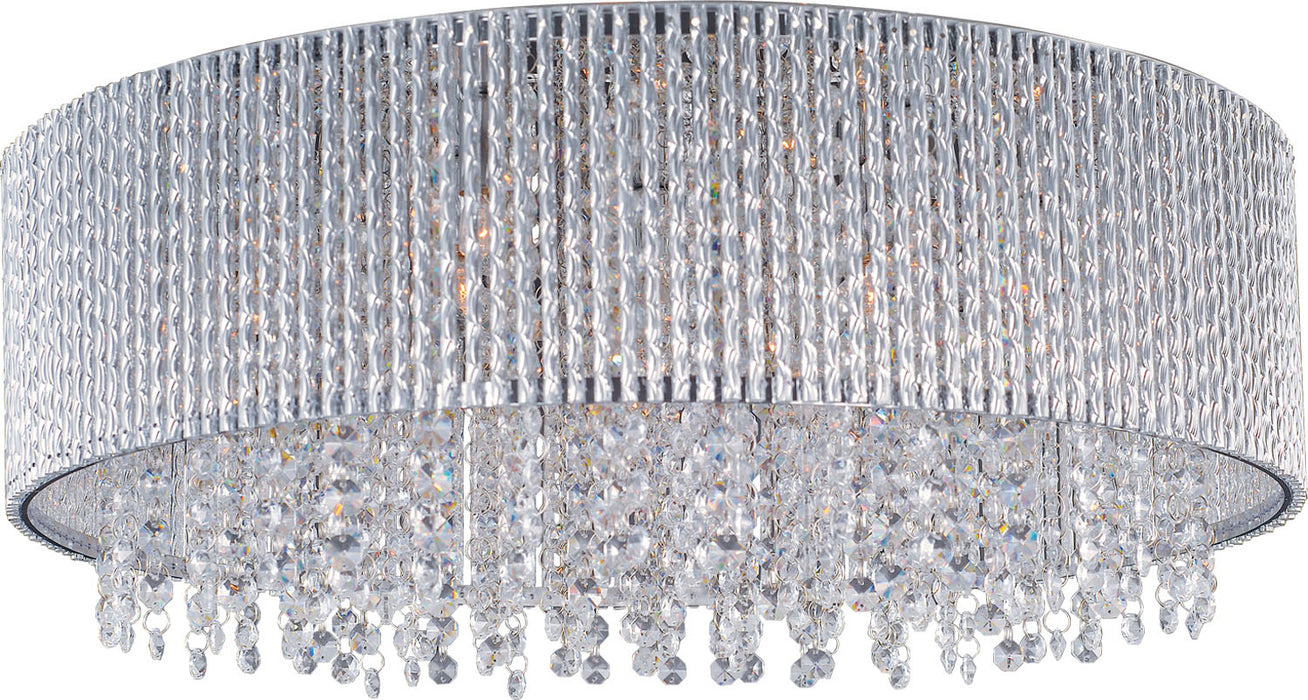 ET2 E23132-10PC LED Flush Mount, Polished Chrome