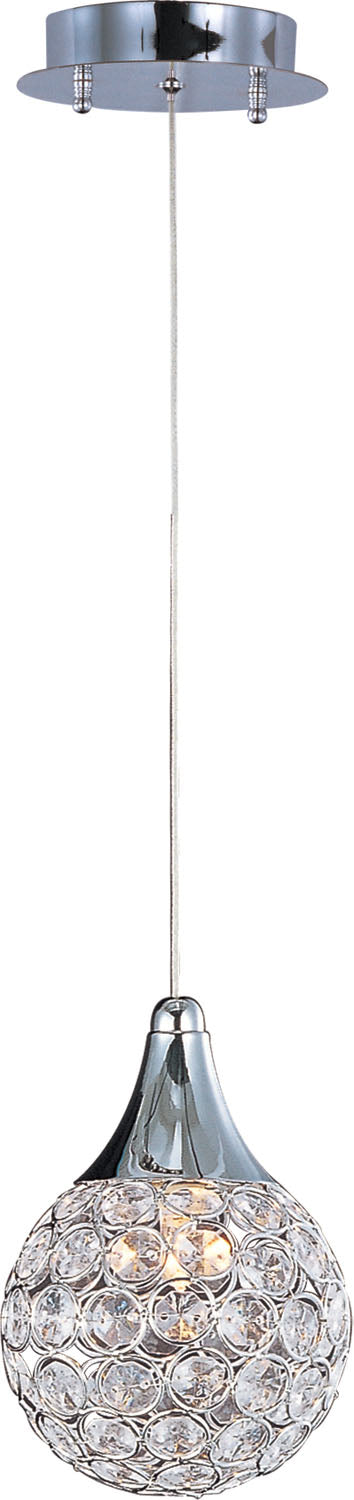 ET2 E24023-20PC One Light Pendant, Polished Chrome
