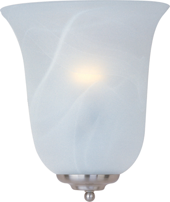 Maxim 20581MRSN One Light Wall Sconce, Satin Nickel