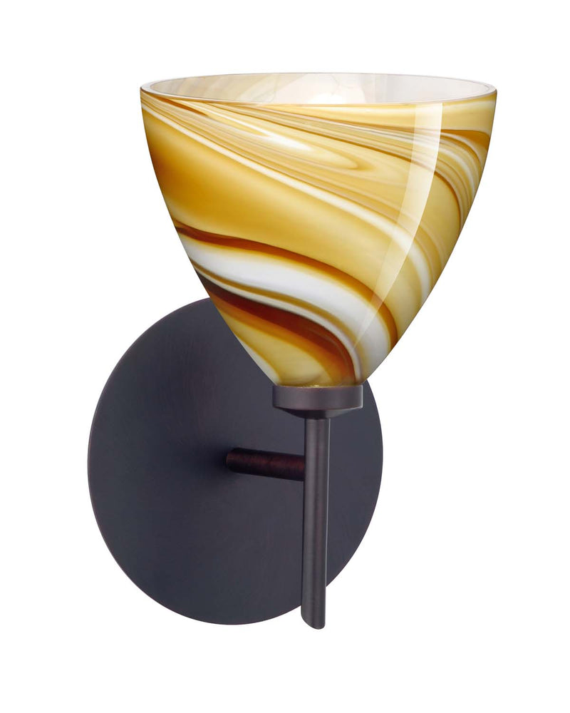 Besa 1SW-1779HN-BR One Light Wall Sconce, Bronze