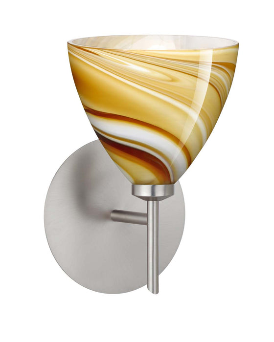 Besa 1SW-1779HN-SN One Light Wall Sconce, Satin Nickel