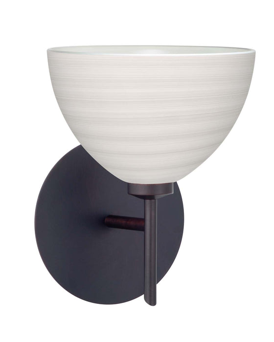 Besa 1SW-4679KR-BR One Light Wall Sconce, Bronze