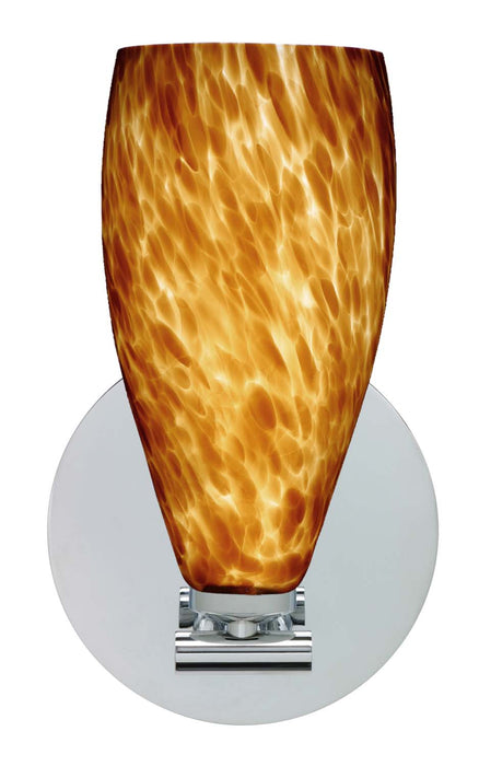 Besa 1SX-719818-PN One Light Wall Sconce, Polished Nickel