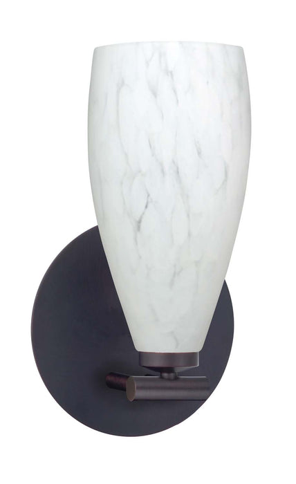 Besa 1SX-719819-BR One Light Wall Sconce, Bronze