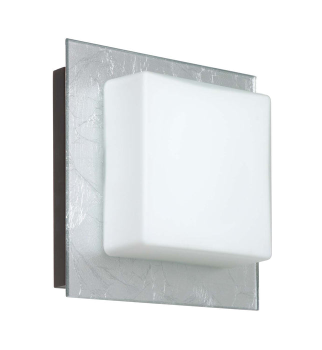 Besa 1WS-7735SF-BR One Light Wall Sconce, Bronze