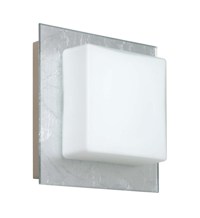 Besa 1WS-7735SF-SN One Light Wall Sconce, Satin Nickel