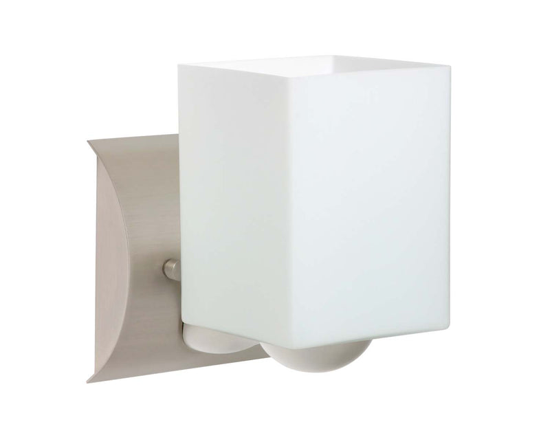Besa 1WZ-449807-SN One Light Wall Sconce, Satin Nickel