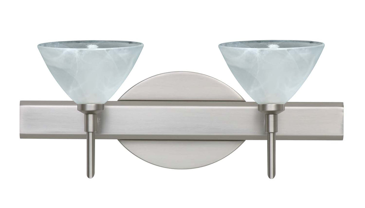 Besa 2SW-174352-SN Wall Sconce, Satin Nickel