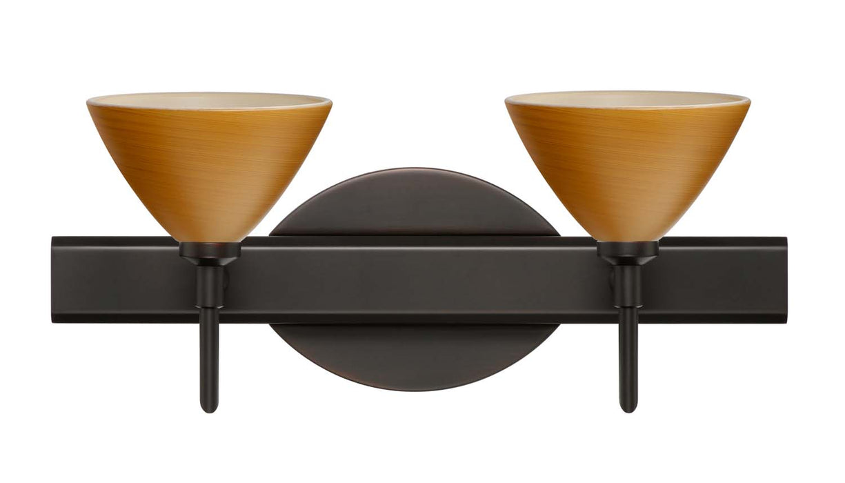 Besa 2SW-1743OK-BR Wall Sconce, Bronze