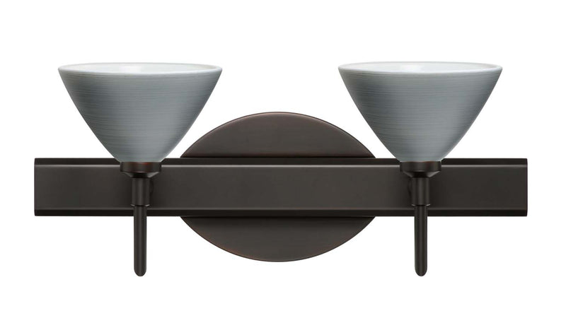 Besa 2SW-1743TN-BR Wall Sconce, Bronze