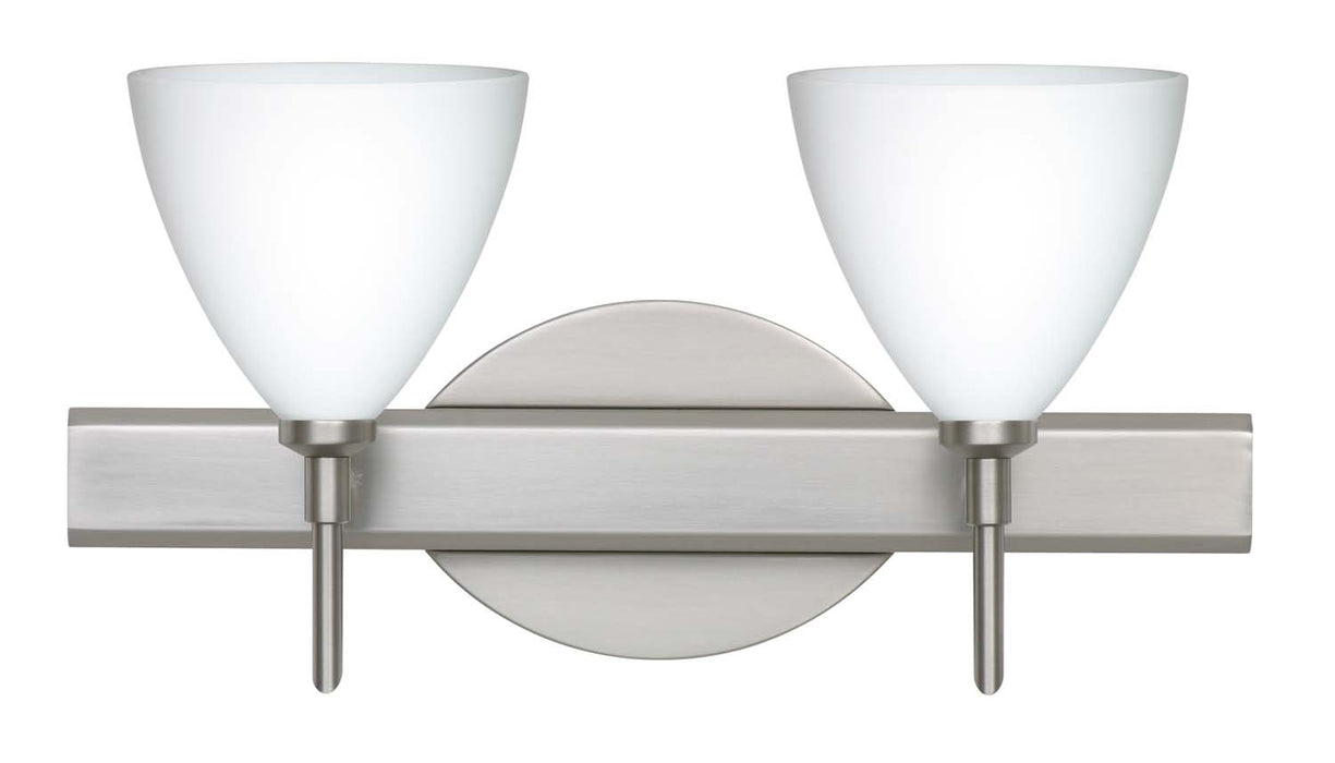 Besa 2SW-177907-SN Wall Sconce, Satin Nickel