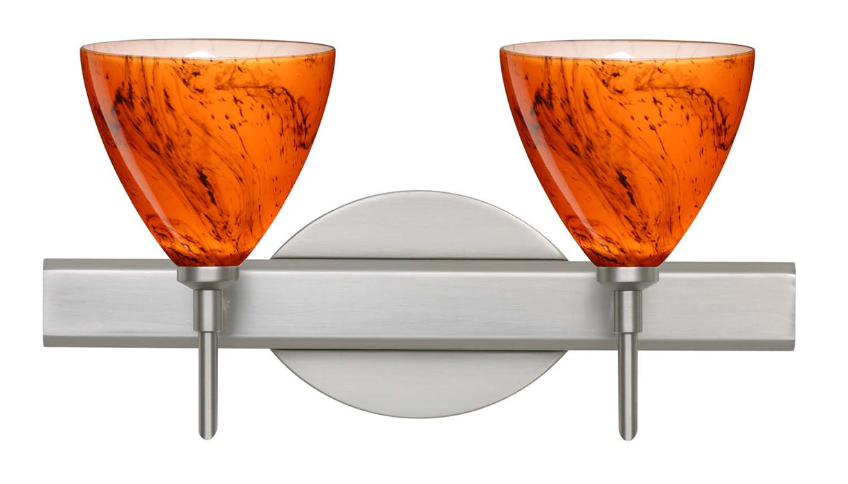 Besa 2SW-1779HB-SN Wall Sconce, Satin Nickel