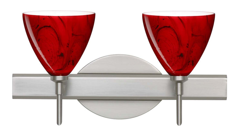 Besa 2SW-1779MA-SN Wall Sconce, Satin Nickel