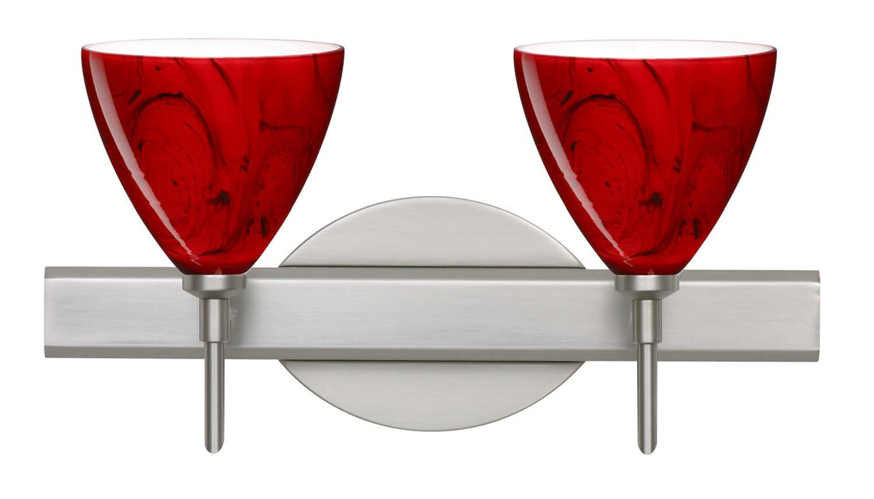 Besa 2SW-1779MA-SN Wall Sconce, Satin Nickel