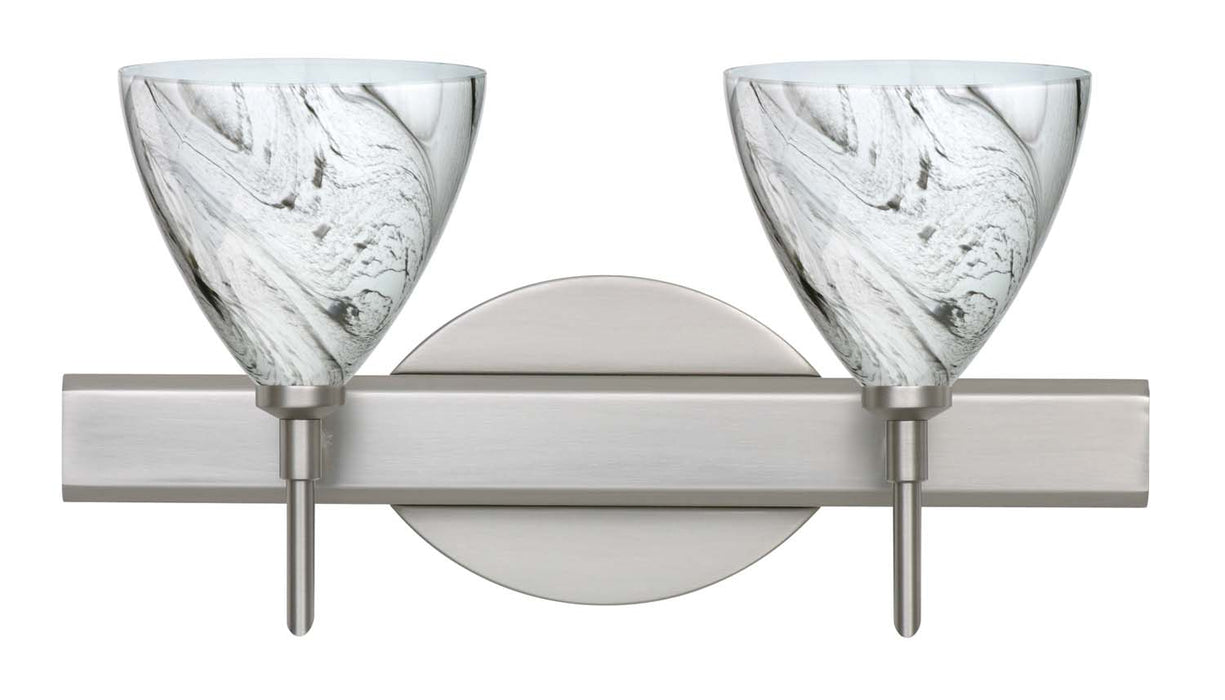 Besa 2SW-1779MG-SN Wall Sconce, Satin Nickel