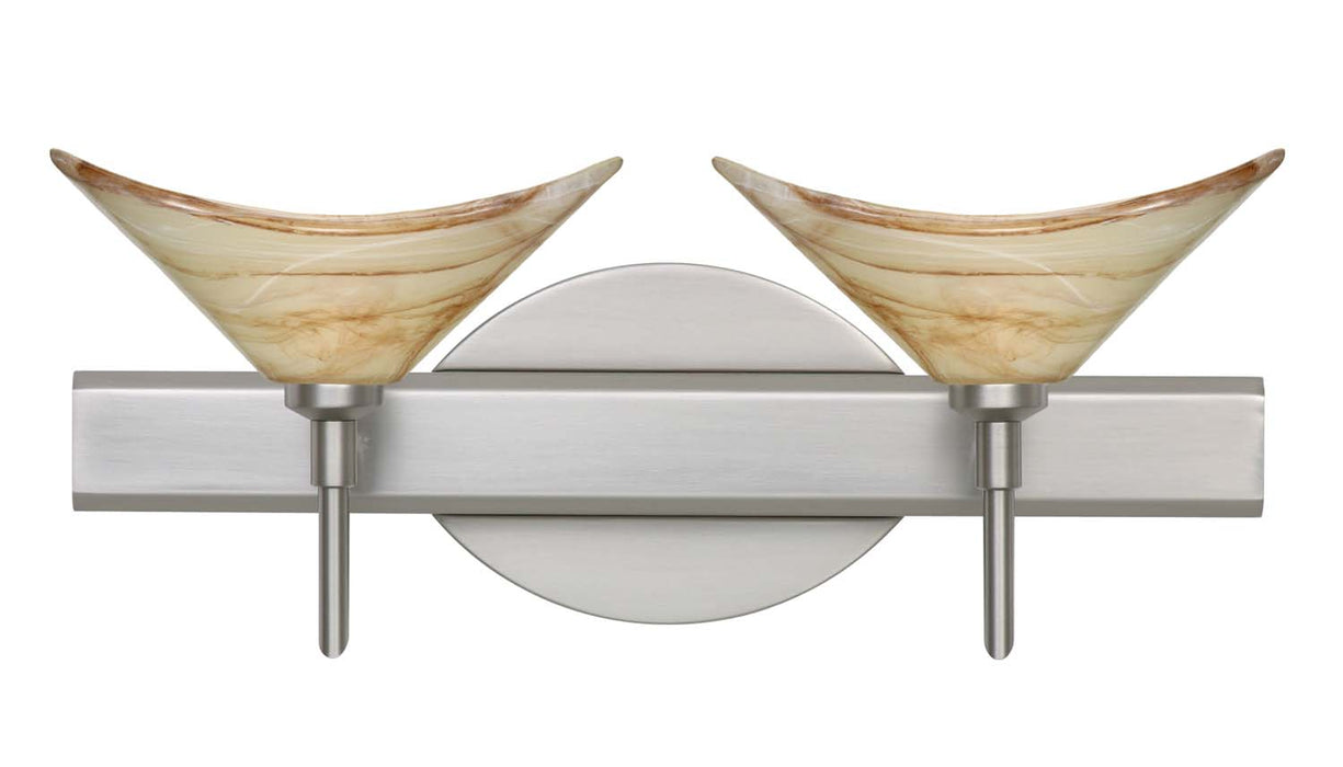 Besa 2SW-191383-SN Wall Sconce, Satin Nickel