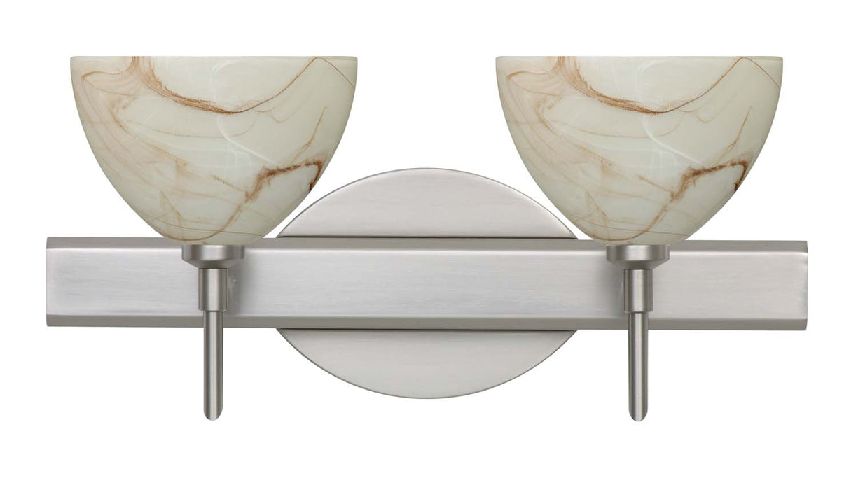 Besa 2SW-467983-SN Wall Sconce, Satin Nickel