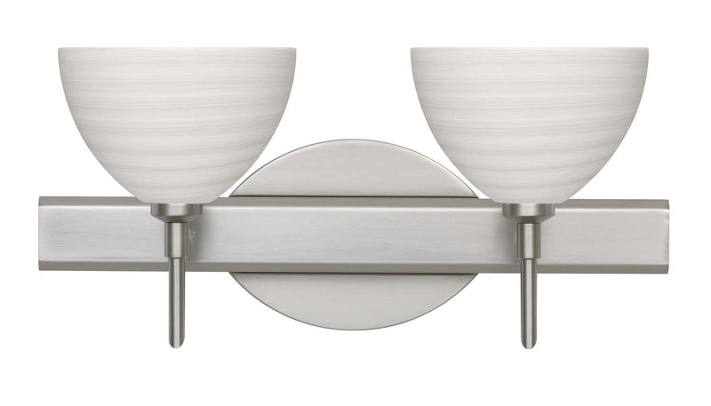 Besa 2SW-4679KR-SN Wall Sconce, Satin Nickel