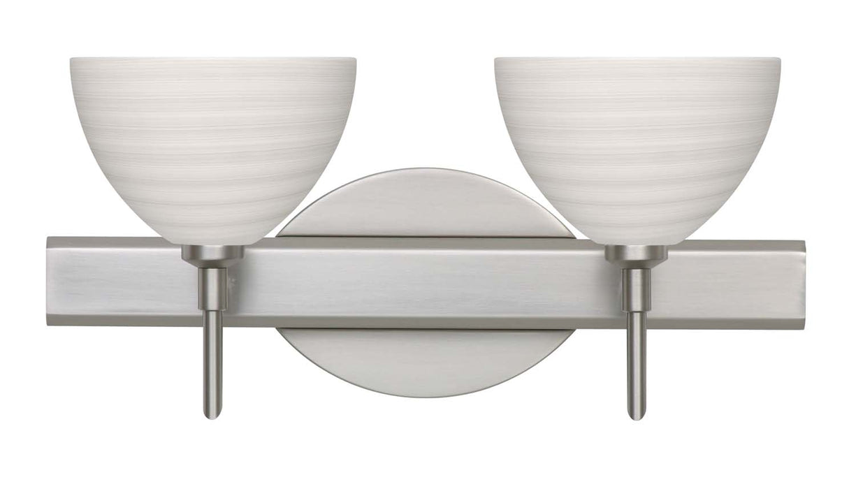 Besa 2SW-4679KR-SN Wall Sconce, Satin Nickel