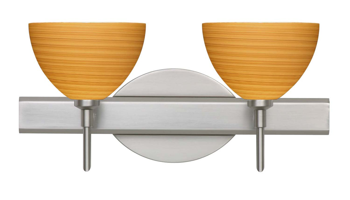 Besa 2SW-4679OK-SN Wall Sconce, Satin Nickel